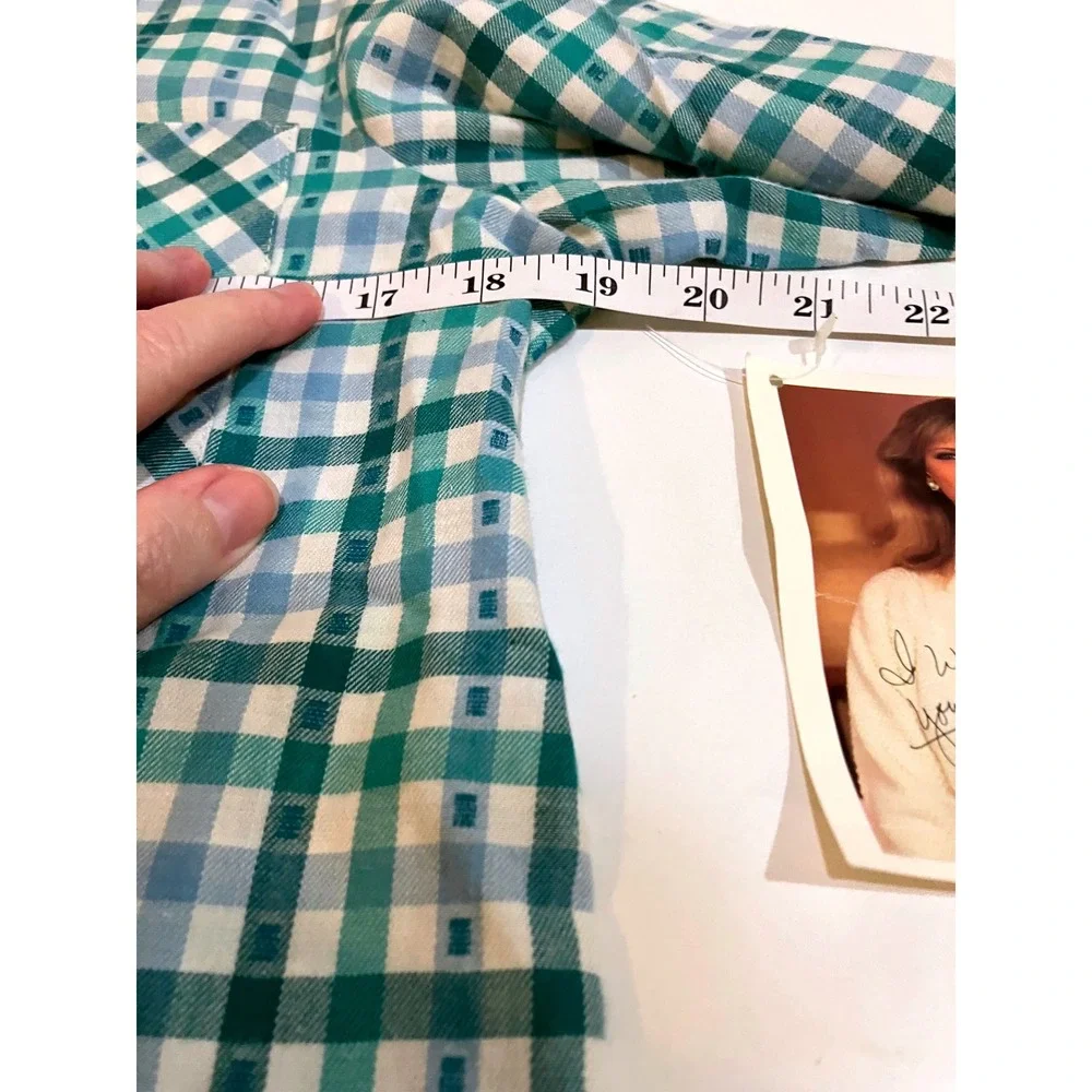 1980s Deadstock NWT Vintage Cheryl Tiegs Button-Down Shirt Size 10 Sears USA - Picture 11 of 12